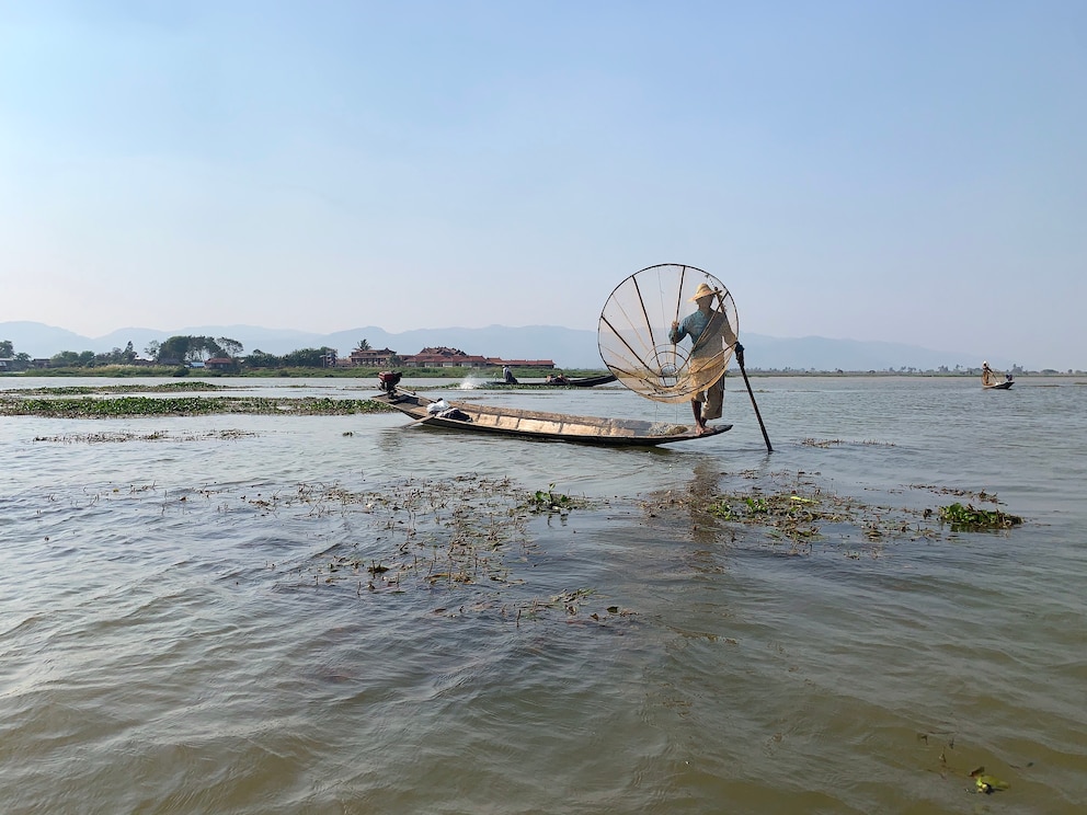 Fischer am Inle-See in Myanmar