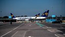 Ein Flugzeug von Ryanair