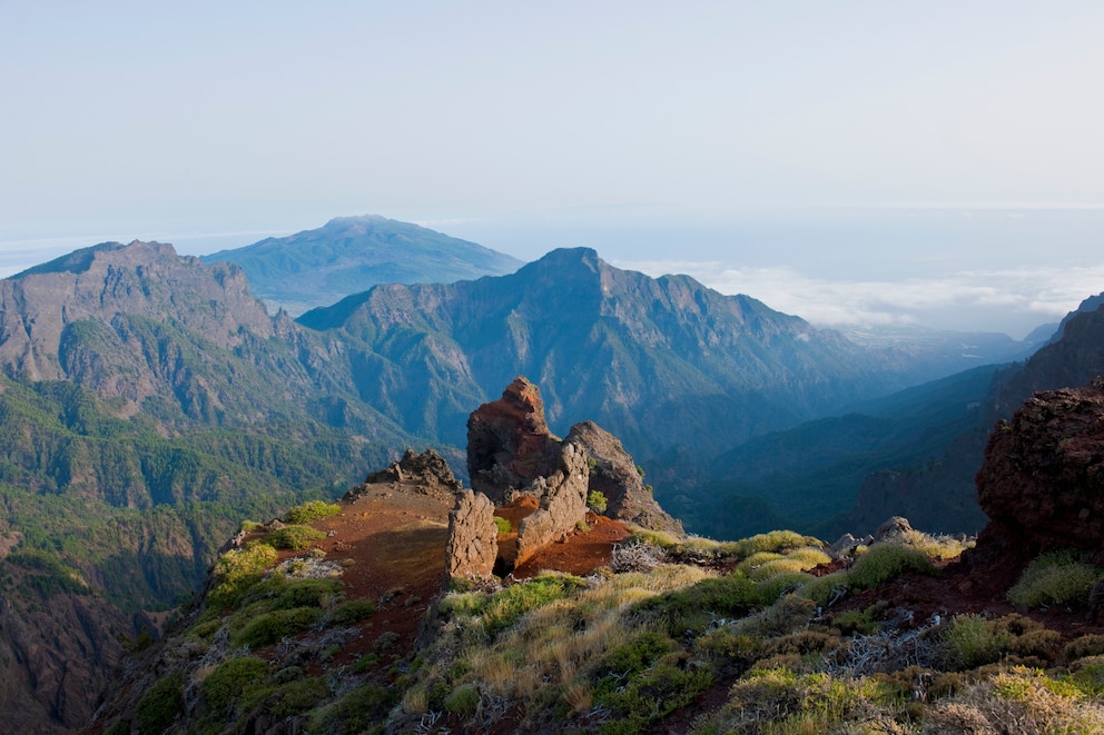 Der Caldera de Taburiente Nationalpark in Spanien