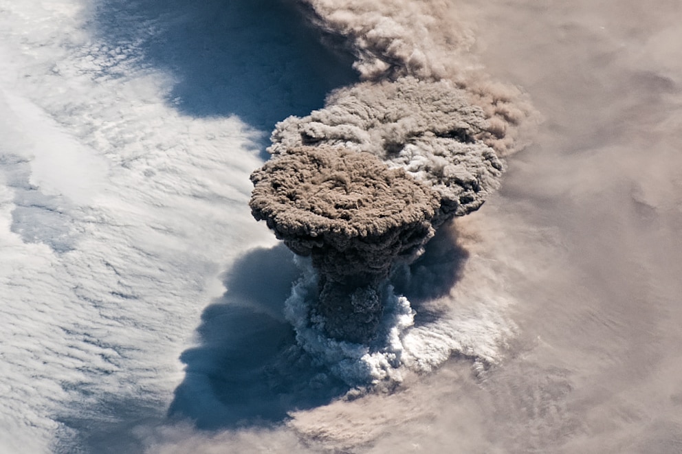 NASA, Raikoke-Vulkan