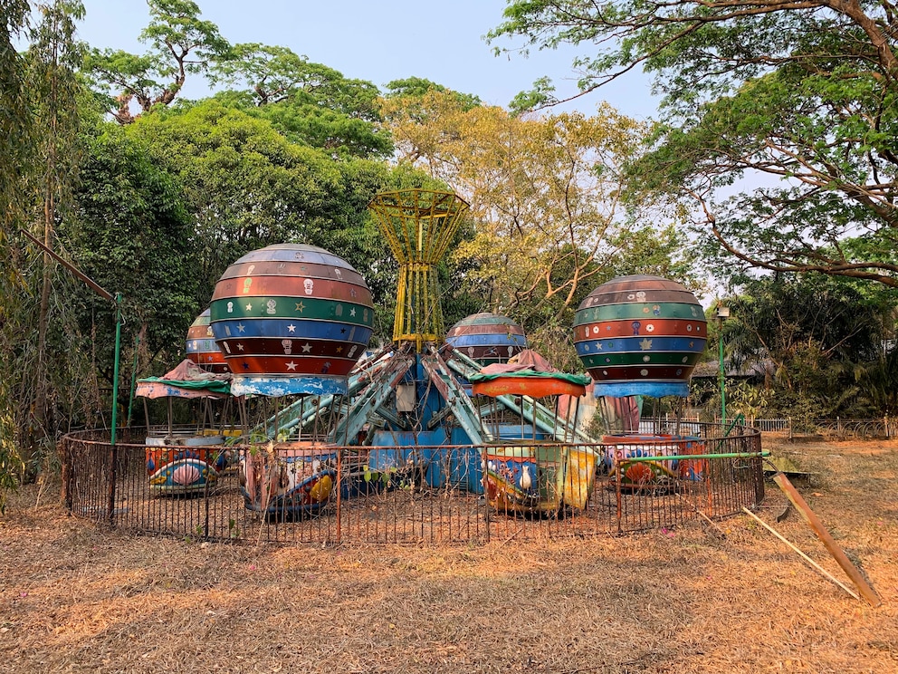 Verlassener Vergnügungspark von Yangon