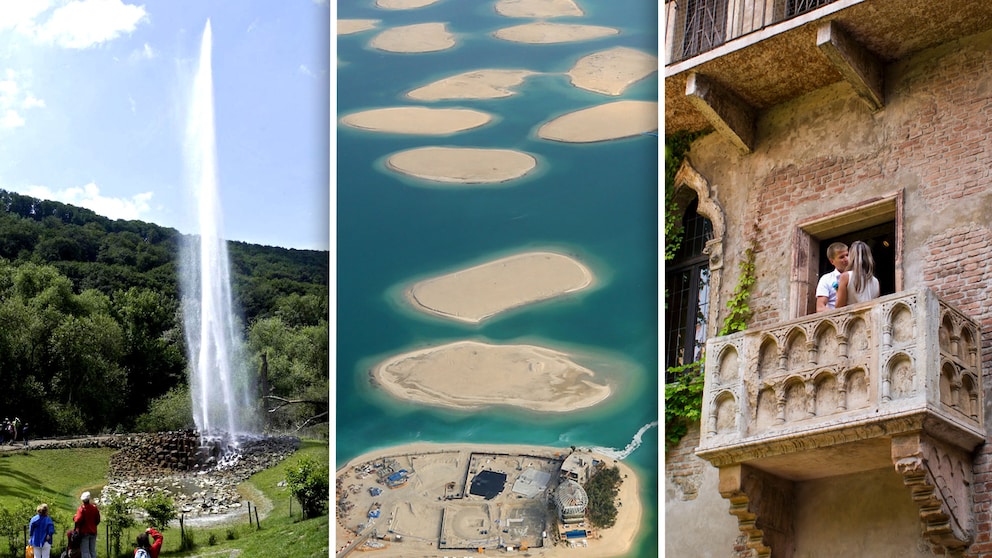 Attraktion für Touristen gebaut