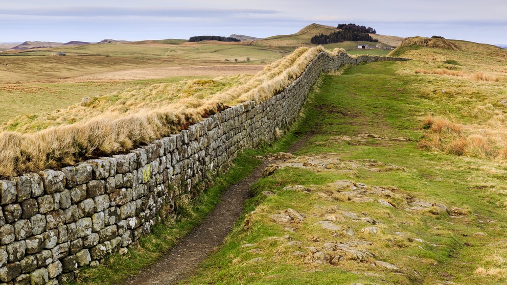 Hadrians Wall in Northumberland