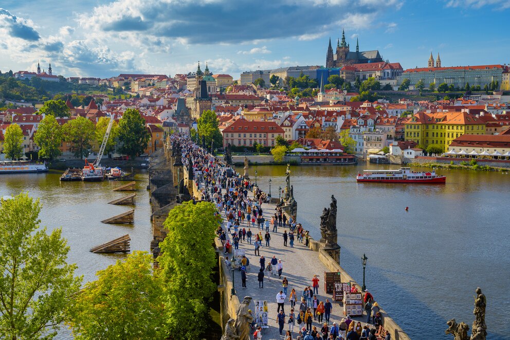 Prag überzeugt unter anderem mit dem hohen Anteil an innerstädtischen Grünflächen