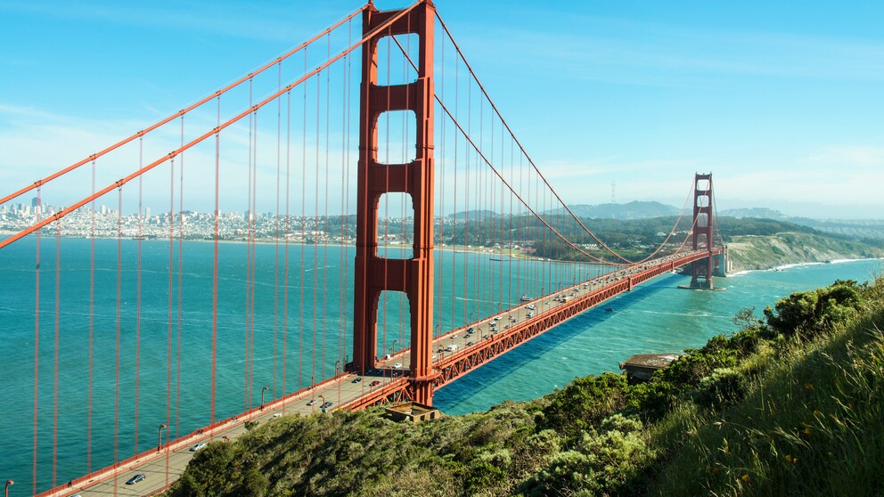 Jetzt „singt“ sie auch noch: die weltberühmte Golden Gate Bridge