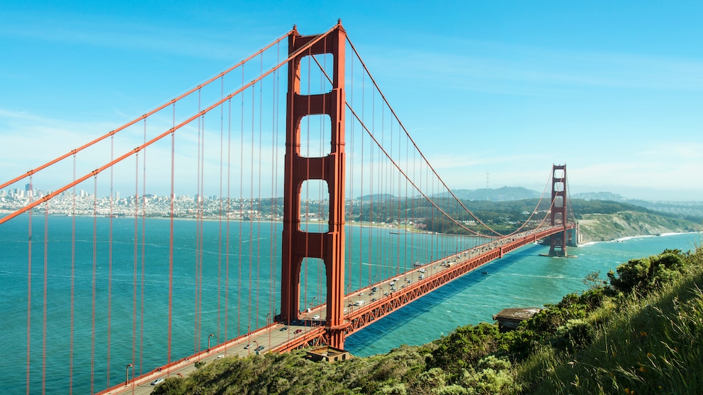 Jetzt „singt“ sie auch noch: die weltberühmte Golden Gate Bridge