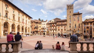 Piazza Grande in Arezzo