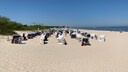 Ahlbeck-Strand auf Usedom an der Ostsee