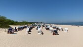 Ahlbeck-Strand auf Usedom an der Ostsee