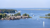 Ausblick über die Müritz bei Röbel – hier fühlt man sich fast wie am Meer