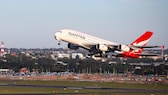 Flugzeug der Airline Qantas