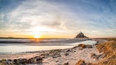 So schön ist die französische Normandie – hier der Blick auf Mont-Saint-Michel