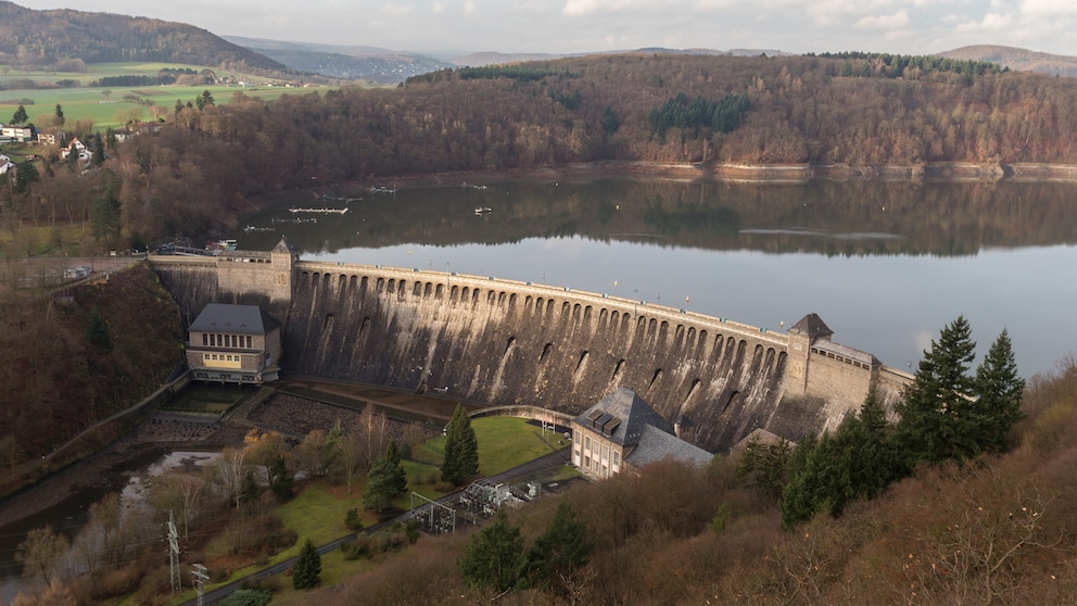 Edersee in Hessen, Deutschland