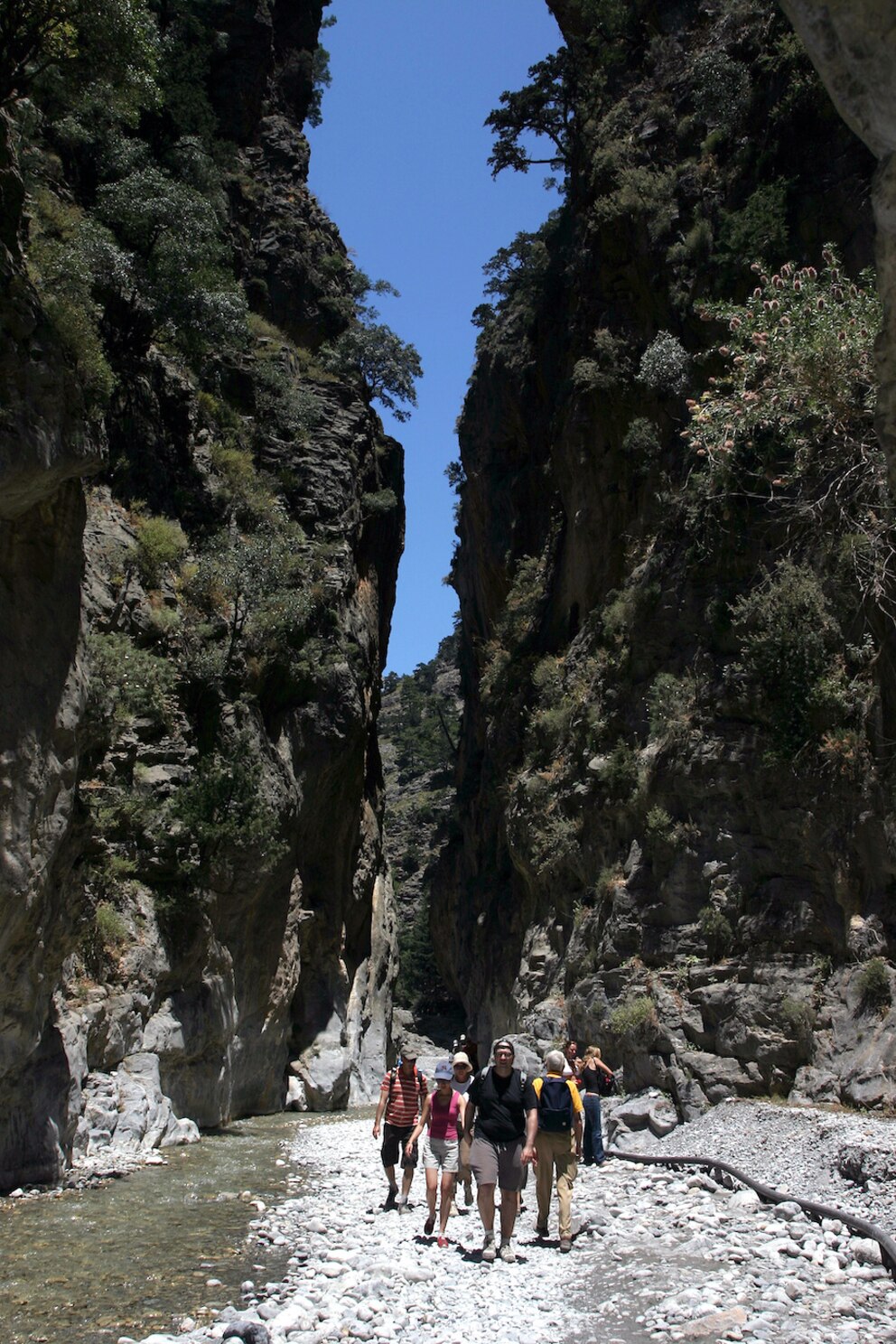  Highlight in der Samaria-Schlucht: die "Eisernen Pforten"