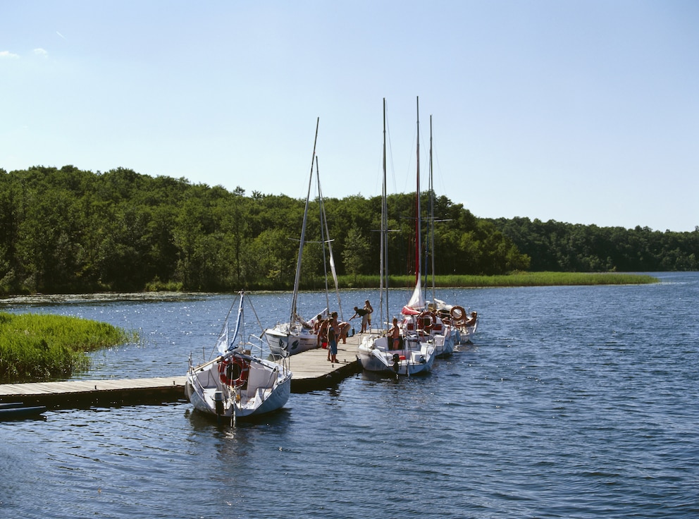  Die Masurische Seenplatte: Wassersport ist hier sehr beliebt