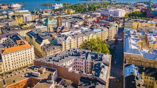 Blick über Helsinki, Finnland