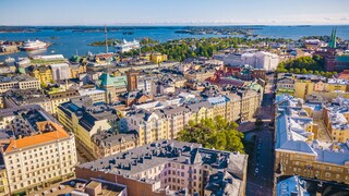 Blick über Helsinki, Finnland