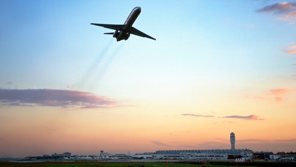 Flugzeug beim Start