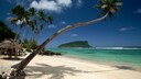 Ein Strand der Insel Upolu, Samoa, Südsee