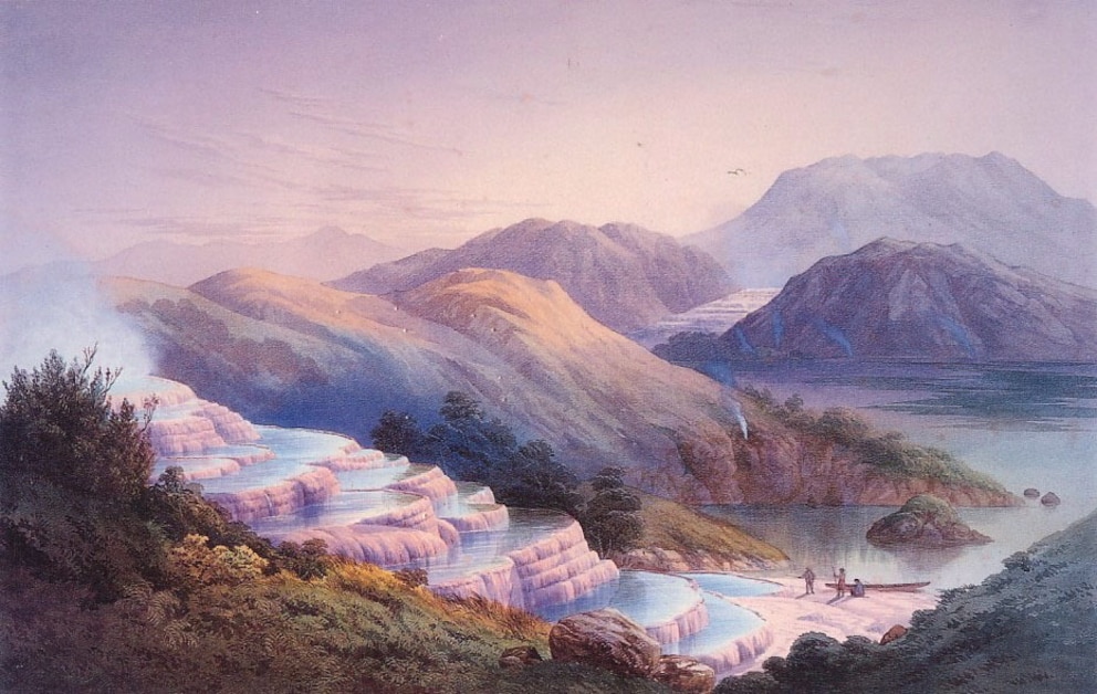 Pink and White Terraces, Neuseeland