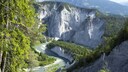 Rheinschlucht im Schweizer Kanton Graubünden