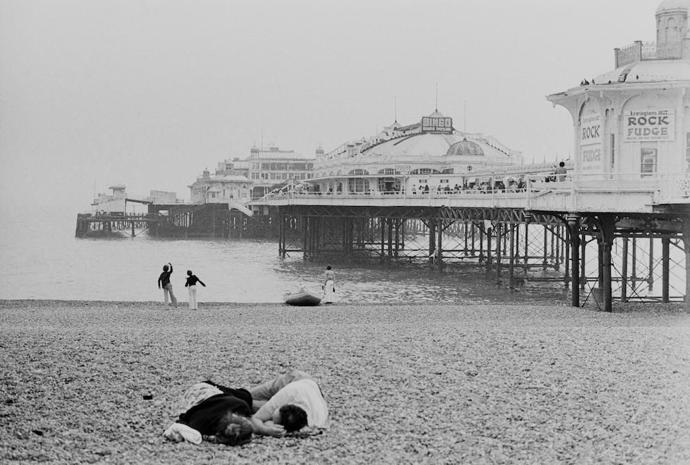 West Pier auf einer Aufnahme aus dem Jahr 1976