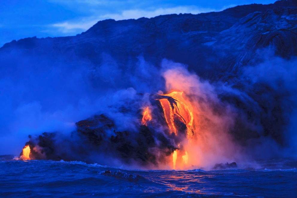 Der Kilauea ist nicht nur einer der aktivsten Vulkane, sondern auch eine Touristenattraktion