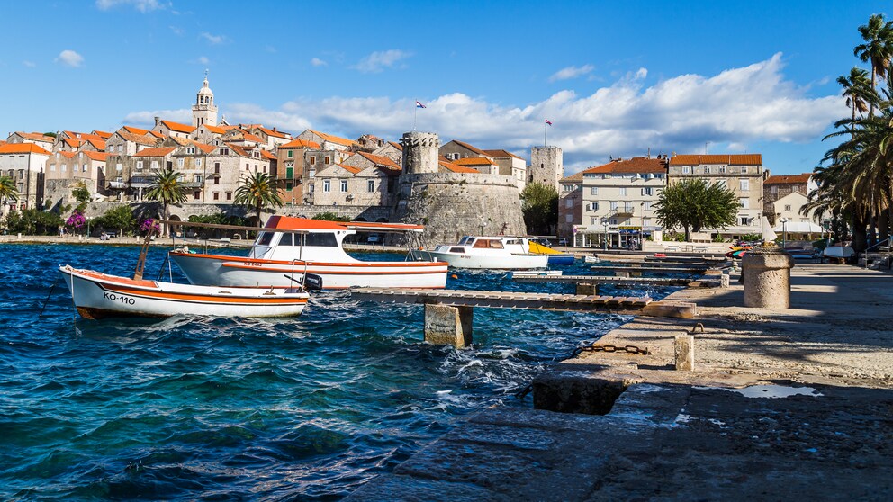 die kroatische Insel Korcula