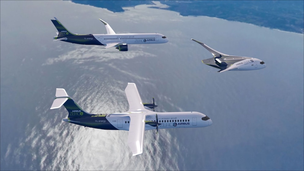 Airbus, emissionsfreie Flugzege