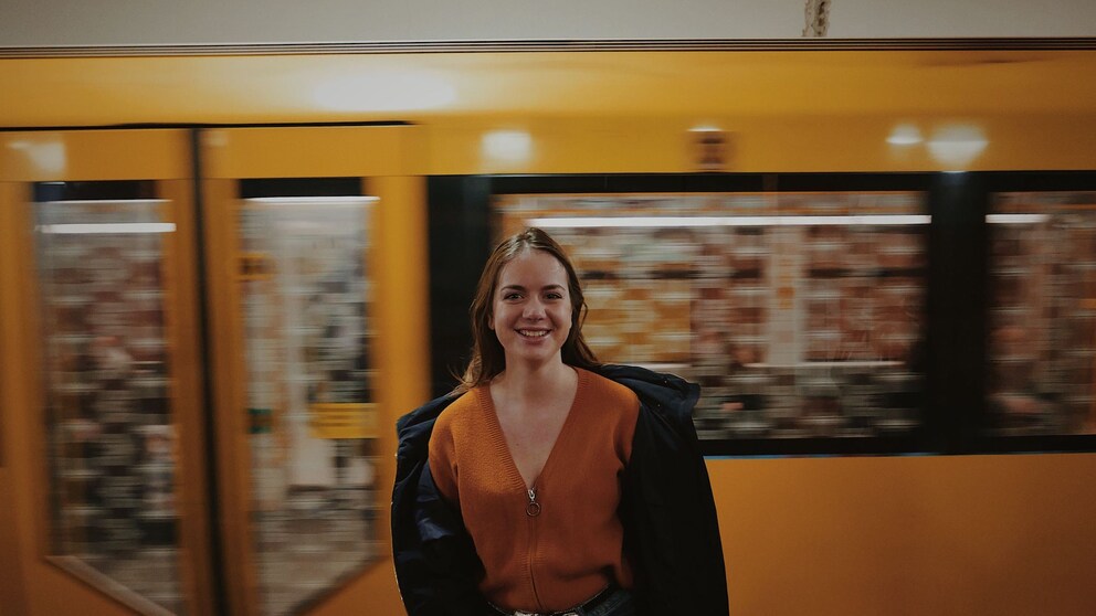 Corona: Winter ohne Reisen. Berliner U-Bahn