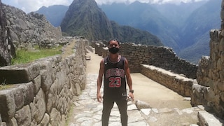 Jesse Katayama in Machu Picchu, Peru