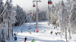 Winter Harz Skifahren