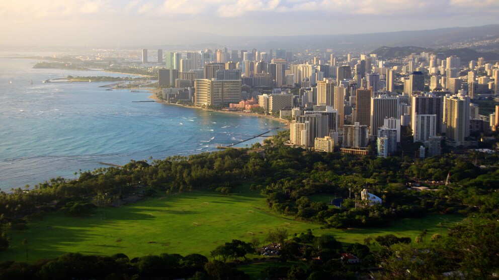 Honolulu auf Hawaii, einer der schönsten Orte auf der Insel Oahu