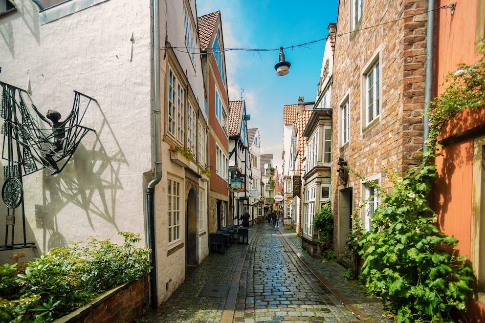 Sch&ouml;ne Nachbarschaft: Das Schnoor-Viertel ist auch bei Touristen aus aller Welt sehr beliebt