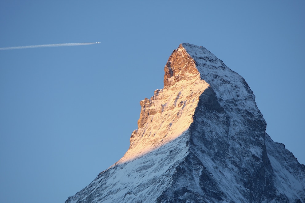  Tägliches Pflichtprogramm im Chalet: das Matterhorn während des Sonnenaufgangs bestaunen