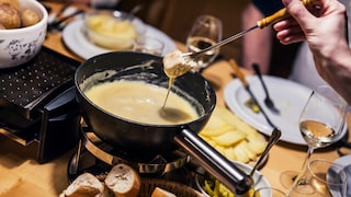 Zutaten für Schweizer Käsefondue