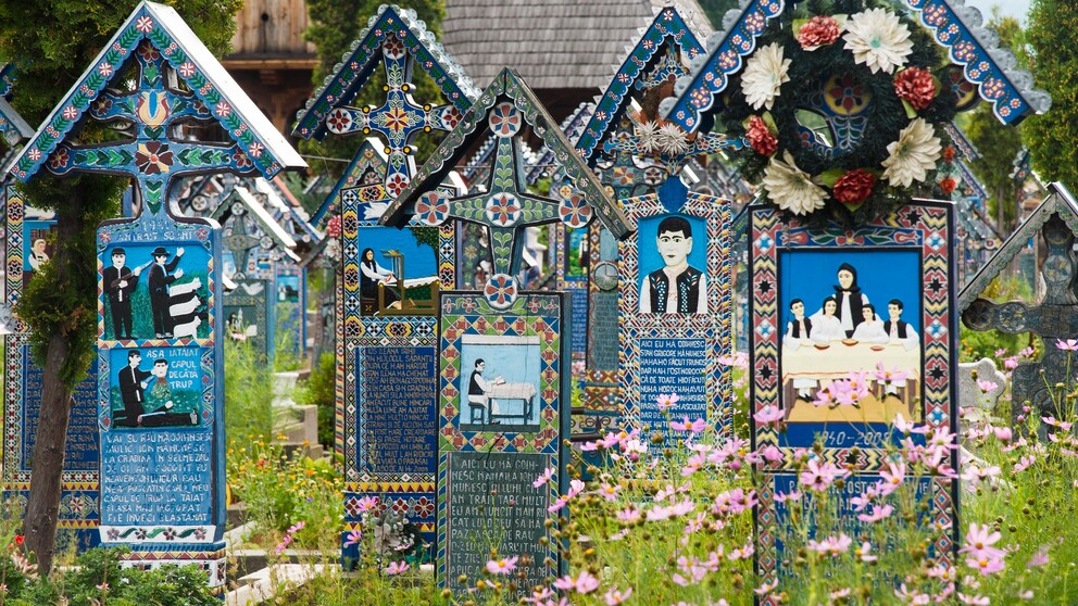 Fröhlicher Friedhof in Rumänien