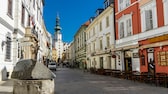 Der Weg zum Michaelstor in Bratislava