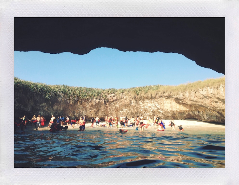 Der Hidden Beach, der versteckte Strand