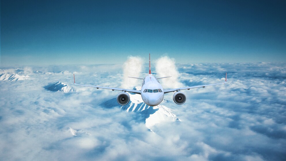 Flugzeug CO2