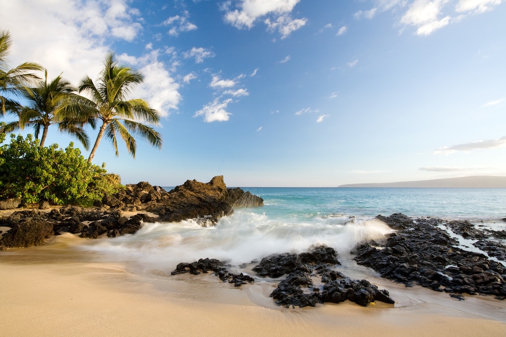 Der Makena Beach auf Maui in Hawaii.