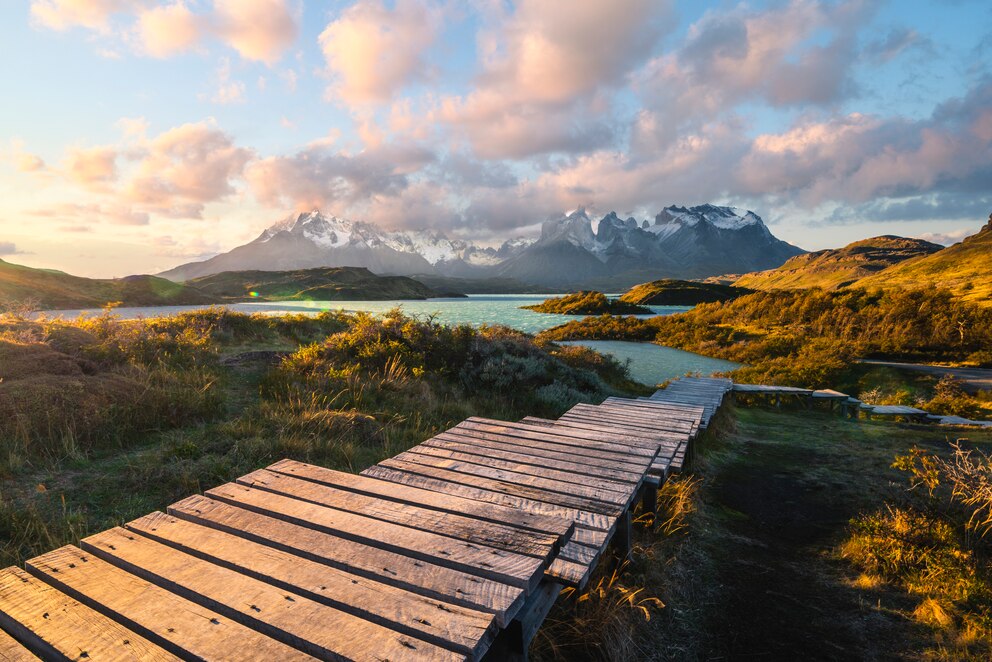 Der Nationalpark Torres del Paine in Patagonien, Chile,