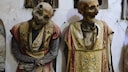 Mumien in den Katakomben von Palermo auf Sizilien, Italien