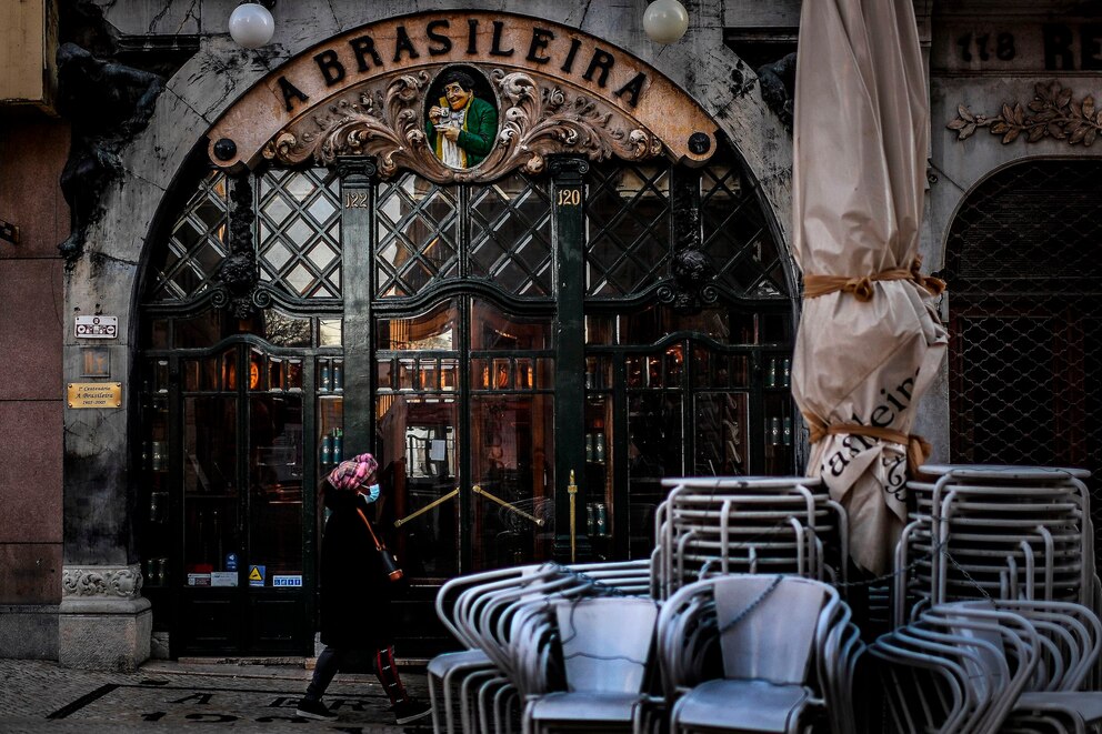 Kaffeehaus „A Brasileira“ in Lissabon