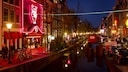 Das Rotlichtviertel De Wallen in Amsterdam