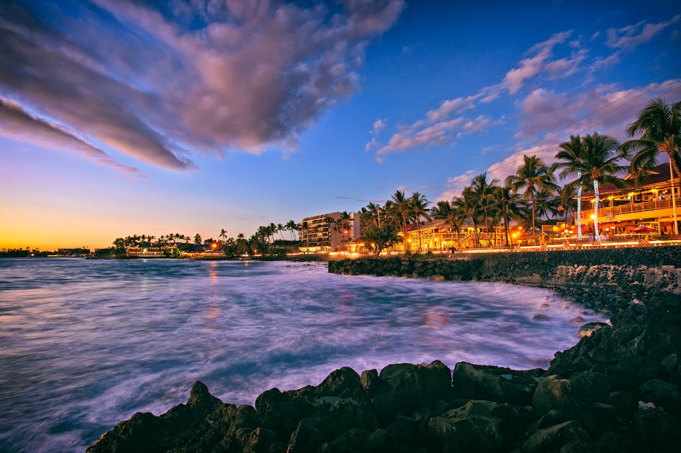 Kailua Kona Kleinstadt in den USA auf Hawaii