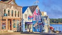 Bar Harbor Kleinstadt in den USA