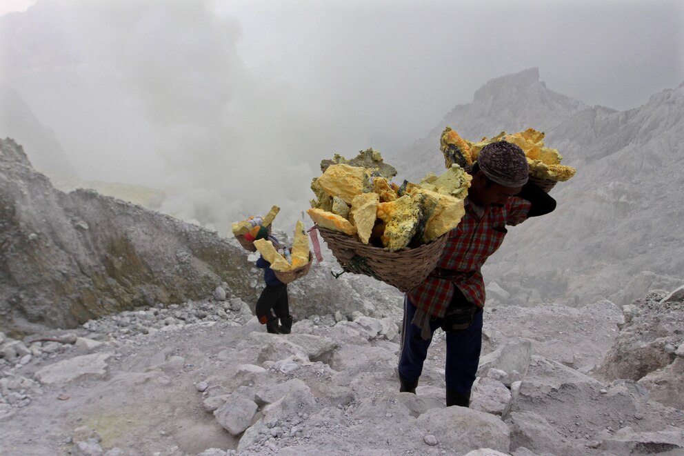 Vulkan Kawah Ijen, Java, Indonesien