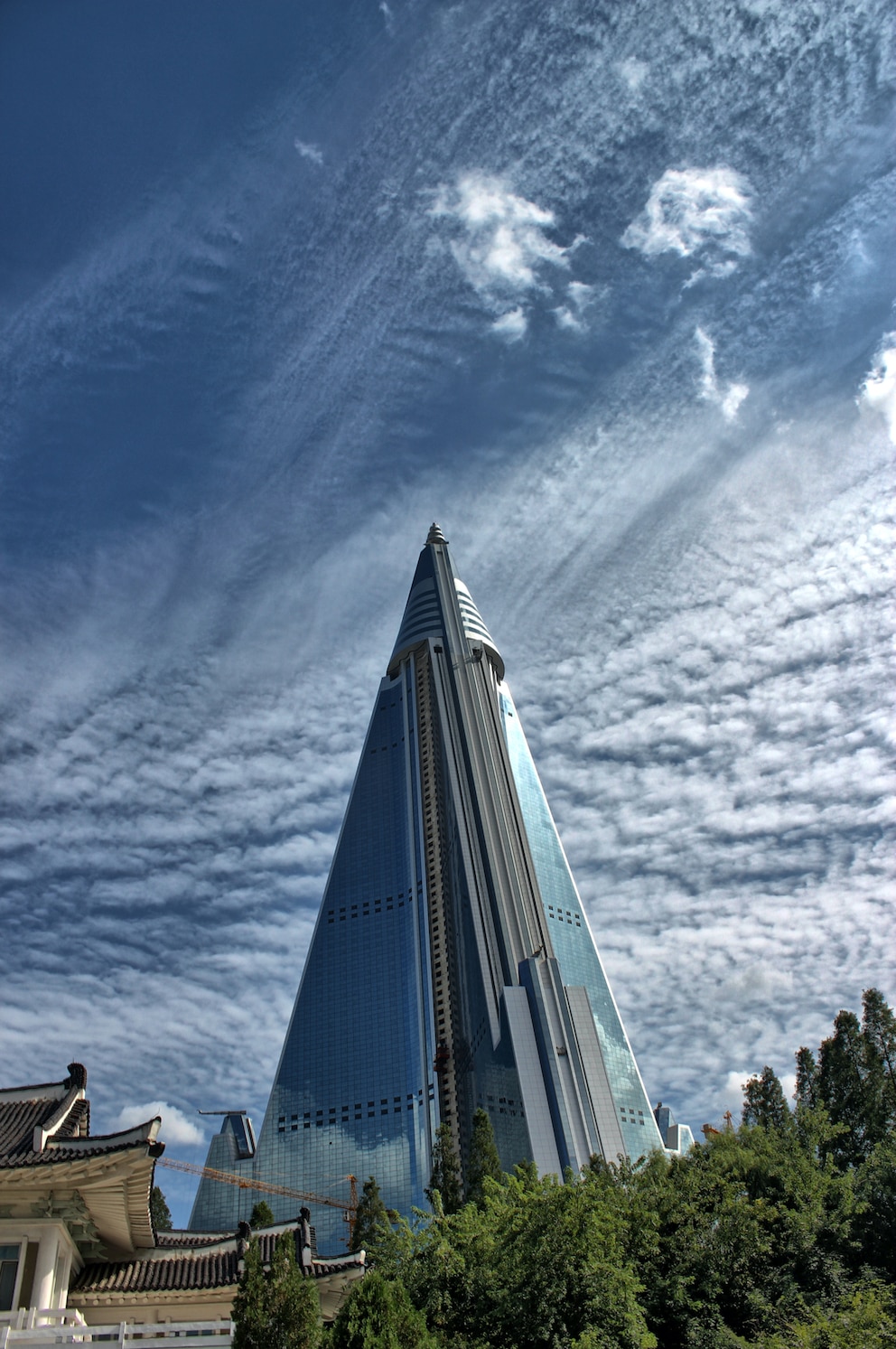 Nordkorea verlassenes Hotel Ryugyong