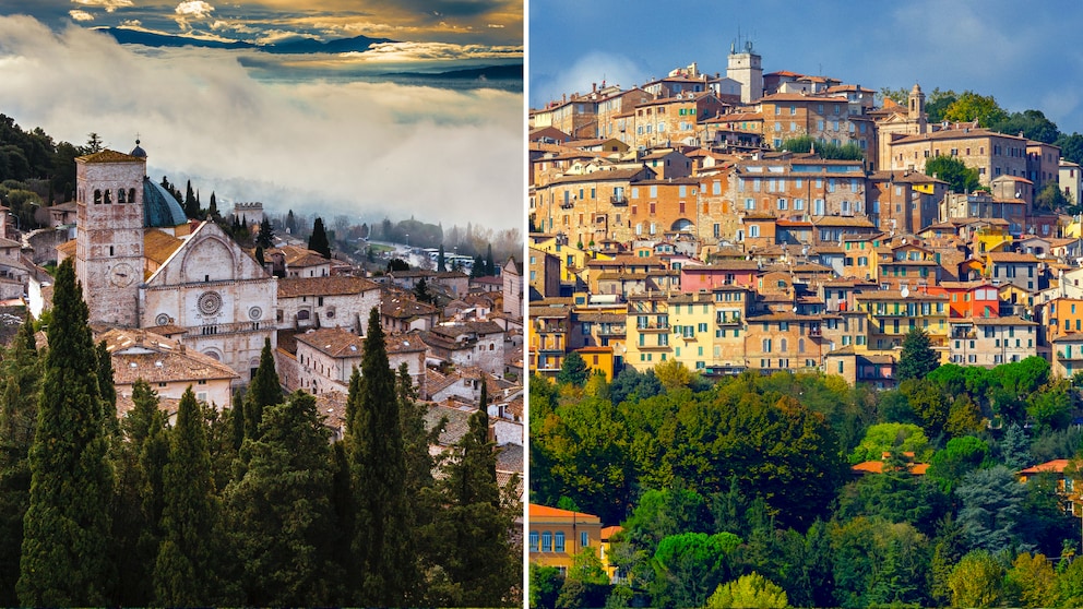 Perugia und Assisi